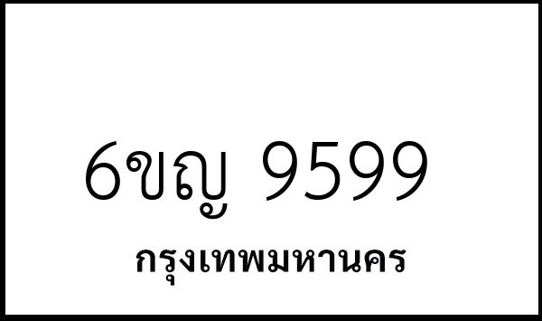 6ขญ 9599